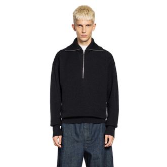 Christophe Lemaire MAN BLACK SWEATSHIRTS