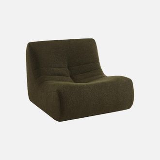 Sweeek M&oacute;dulo Para Sof&aacute; Envasado Al Vac&iacute;o Modular De Borreguito Texturizado