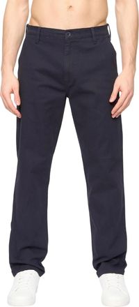 Crosshatch Heren Chalford Chinos (Marineblauw)