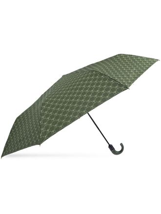 Moschino Ombrello con monogramma - Verde