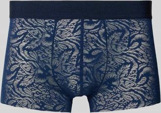 HOM Trunks aus Spitze mit elastischem Logo-Bund in Marine, Gr&ouml;&szlig;e XXL