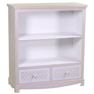 Vacchetti Vacchetti - Mueble Librer&iacute;a 2 Plantas M&aacute;s 2 Cajones 85x35x95h Cm