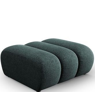 BLOOMINGLOFT Design Sitzpouf Lupine - Chenille-Bezug