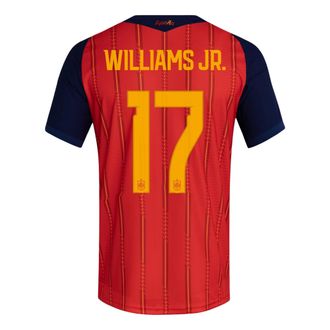 adidas Nicholas Williams Arthuer Spain 26 Home Authentic Jersey Asia Sizing Vivid Red KW7710