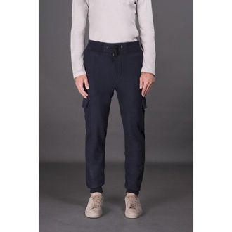 Moorer MenS Dark Blue Cargo Trousers, Size 50