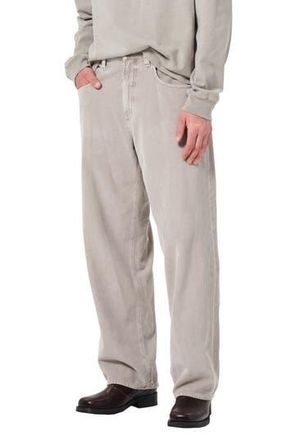 A Gold E Fusion Corduroy Straight Leg Jeans in Pumice at Nordstrom Rack, Size 28