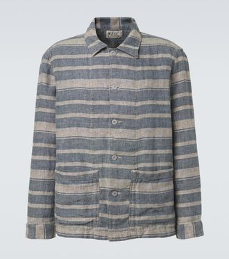 Ralph Lauren Sovracamicia in lino a righe