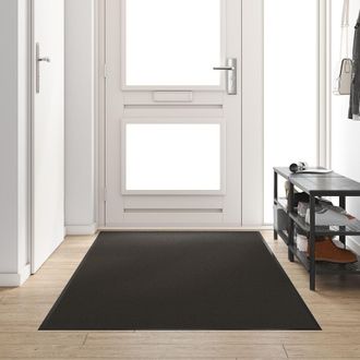 Berkfield Home Doormat You Can Wash - Black, 120x300 cm in Black | Size: Medium
