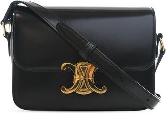 Celine Pre-owned Celine Teen Shiny Calfskin Triomphe Crossbody Ladies 3U4X3ZLA4PFC0FV7