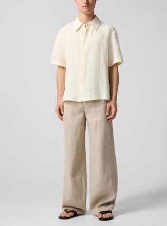 S&eacute;fr Mens Arno loose pure linen pant