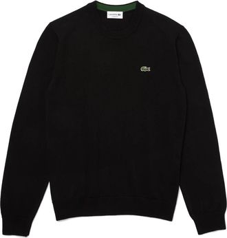 Lacoste Katoenen Trui Ronde Hals - Heren - Ronde hals truien - Zwart - M - Katoen - Truien & Vesten