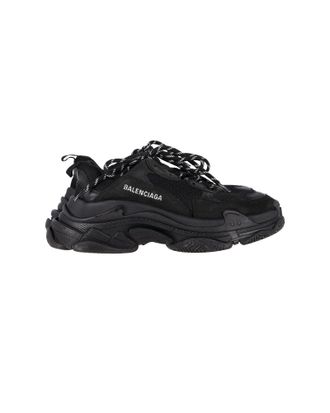 Balenciaga Pre-owned Womens Triple S Sneakers in Black - Size EU 39