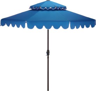 Safavieh Valance 9Ft Doubletop Umbrella
