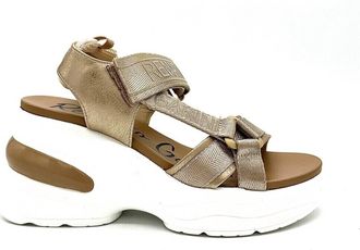 Renato Garini Womens Dmd Hybrid Sandal Sneaker In Champagne/bronze