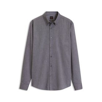 BOSS Regular-fit button-down shirt in Oxford cotton