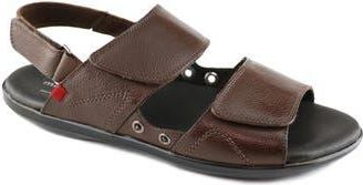 Marc Joseph New York Crosby St. Sandal in Brown Grainy Leather at Nordstrom Rack, Size 10.5