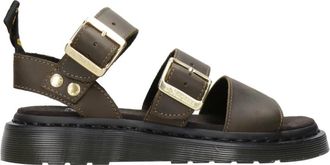 Dr. Martens Gryphon Strap Sandalen - Dames - Sandalen - Groen - 37 EU - Leer - Schoenen