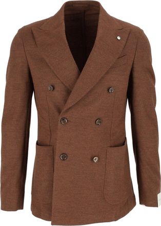 L.B.M. 1911 Drop S Double-Breasted Blazer