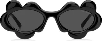 Marc Jacobs 54mm Irregular Sunglasses in Black/Grey at Nordstrom