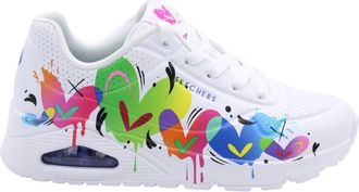 Skechers Kwartet - Dames - Sneakers - Wit - 37 EU - Schoenen