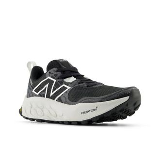 New Balance Womens Fresh Foam X Hierro V8 Sneaker In Black/sea Salt/grey Matter