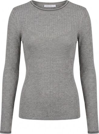 Patrizia Pepe Slim-Fit Rib-Knit Sweater