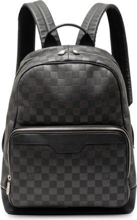 Louis Vuitton Pre-owned Womens Damier Infini Campus Backpack - Black Leather - One Size