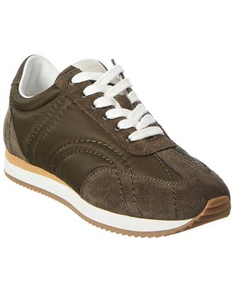 Toteme Sport Suede-Trim Sneaker
