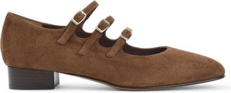 Carel Brown Suede Pumps