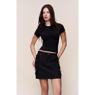 Guizio Hunter Cargo Skirt in Black at Nordstrom, Size Xx-Small