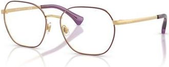 Ralph Lauren 54mm Irregular optical glasses in Violet at Nordstrom