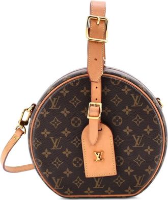 Louis Vuitton Petite Boite Chapeau Bag crossbodytas met monogramprint - Bruin