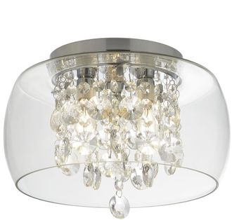 Searchlight Elegante Badezimmerlampe Curva &oslash; 28 cm