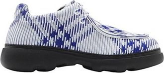 Burberry Creeper Ekd Check Print Derby Shoes, Brand Size 39 (US Size 6)