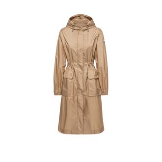 Moncler Moncler Hiengos Hooded Long Parka, Women, Beige, Size: 00