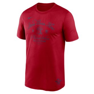 Nike 2026 All-Star Game Script Lockup Legend Nike Mens Dri-FIT MLB T-Shirt in Red | NKGK6DLASG-8WD