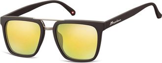 Montana Eyewear MS45 MS45B Mens Sunglasses Black Size 53