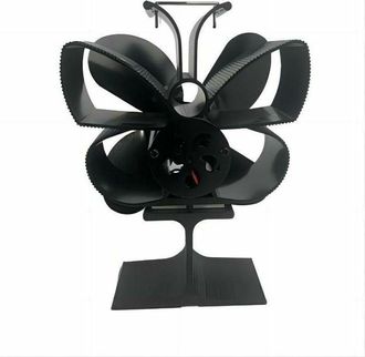 OEM Ventilador Para Estufa De Le&ntilde;a/chimenea/gas/pellets/troncos, Ventilador T&eacute;rmico De Chimenea De 4 Aspas, Estilo Mariposa