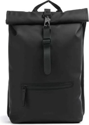 Rains Rolltop Rugzak - unisex - Rugzakken - Zwart - ONE Size - Tassen