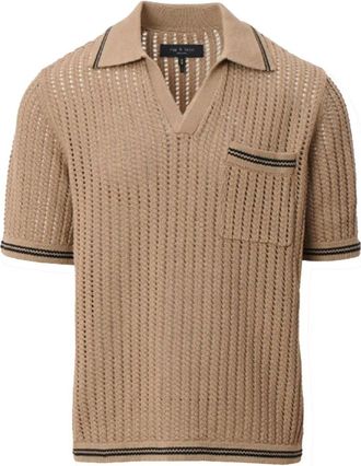 Rag & Bone Truien & Vesten, Heren, Beige, L, Rag Bone T-shirt en Polo Beige