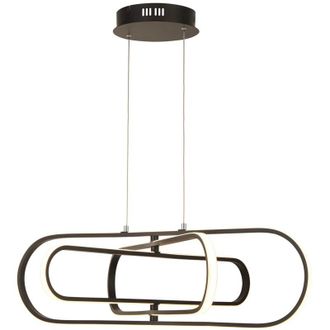 Searchlight Clip Sospensione led da soffitto, alluminio nero