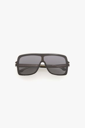Victoria Beckham Layered Mask Frame In Black