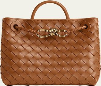 Bottega Veneta Andiamo Small Leather Top-Handle Bag