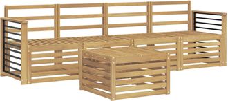 vidaXL Conjunto De Sof&aacute;s De Exterior 5 Uds. Vidaxl