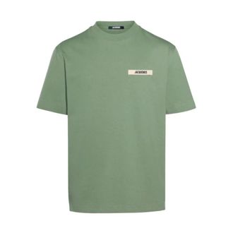 Jacquemus Heren, Tops, Groen, Maat: S Katoen