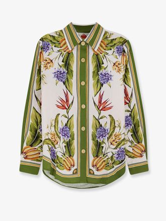 Farm Rio Camicia Tropical in lino e viscosa - FARM RIO - gender_Woman