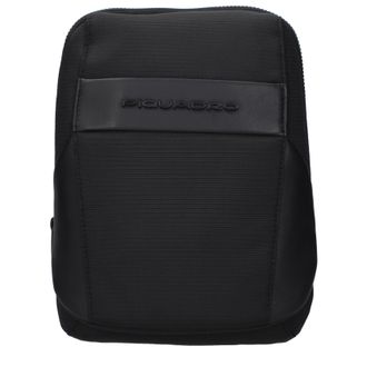 Piquadro Herrens Umh&auml;ngetasche Stoff Schwarz