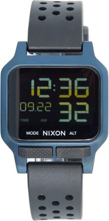 Nixon Heat Digital Rubber Strap Watch in Blue at Nordstrom