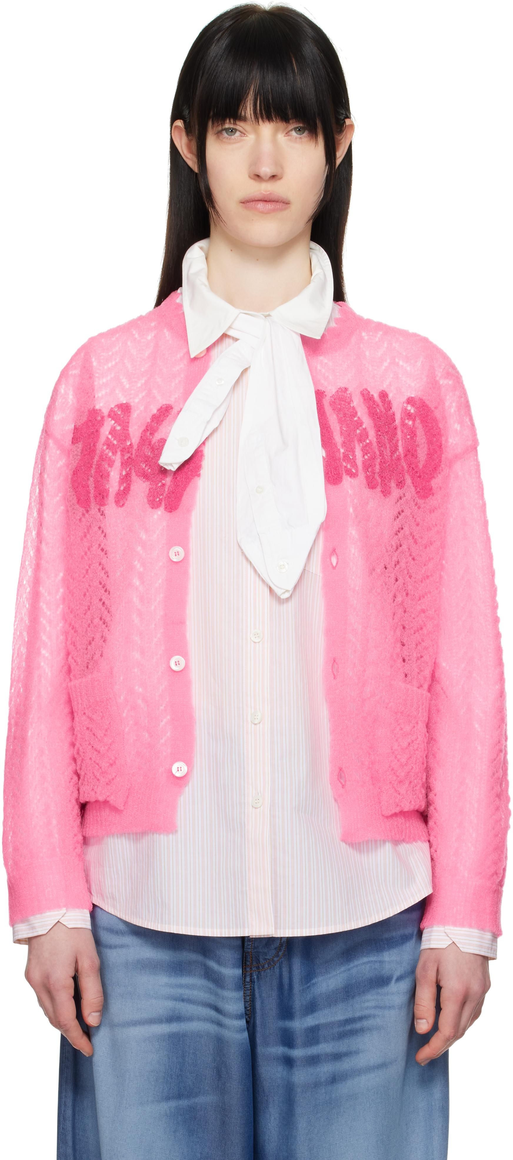 ワンピース GIVENCHY PINK LACE 4G DRESS Givenchy Sleeveless Mini Dress in Bright Pink | FWRD