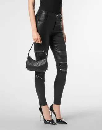 Philipp Plein Shoulder Bag Monogram Strass Women in Black/black at Nordstrom